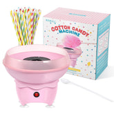 MOMULL Cotton Candy Machine pink front view – ideal for lively home parties.