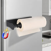MONEER magnetic paper towel base on fridge door for one-handed tearing