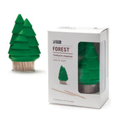 Monkey Business Forest toothpick dispenser, front view, ideal for easy table cleanups