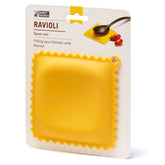Monkey Business ravioli spoon rest on counter keeps utensils clean and surfaces protected.