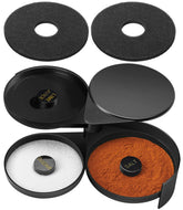 MONKKINO margarita salt rimmer assembly demonstrates organized three-tier design for mess-free rimming
