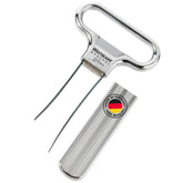 MONOPOL Westmark cork puller with cover in silver satin for smooth wine opening