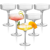 Montex coupe glasses 10oz crystal-clear for elegant cocktails