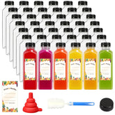 Moretoes 42pcs 16oz bottles with caps for leak-proof on-the-go drinks.
