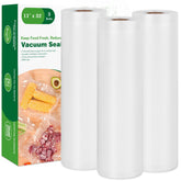 Moretoes vacuum sealer bags roll 11x33 in demonstrating customizable sizing for precise packaging.