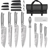MOSFiATA 12-piece chef knife for precise, effortless slicing