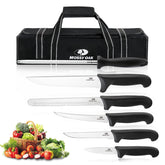 Mossy Oak knife-set roll bag front view for safe transport and quick access