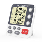 MOSTRUST digital timer front display offers clear reading during cooking.