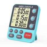MOSTRUST digital dual timer front view with large display for easy cooking timing.