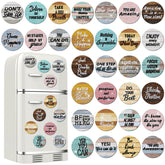 Motipuns Diamond Painting Magnets Set for fridge decor with inspiring patterns.