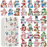 Motipuns winter diamond magnets set for festive fridge decor and easy DIY