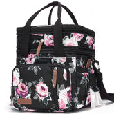 MOV COMPRA lunch bag front view with flower design ideal for work meals