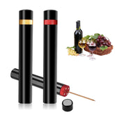 Movued Aeropop wine opener in action, effortless cork release for quick pours at gatherings.