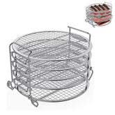 Moyios dehydrator rack stand for Ninja Foodi, compatible with 6.5 and 8 Qt models, versatile dehydration.