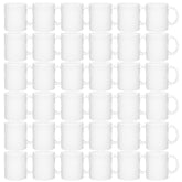 MR.R 36-pack sublimation mugs, white ceramic, 11oz, ideal for customized gifts