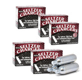 MrFizz Leland 8g CO2 cartridge close-up highlighting stainless steel construction for clean carbonation.