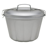 Mrs. Anderson's Baking 1.6L steamed pudding mold with non-stick interior for easy release.