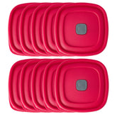MRX Solutions vented lid fits 3-,5-,7-cup Rubbermaid containers for microwave reheating