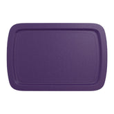MRX Solutions Pyrex lid for 9x13 C233 in purple covers leftovers and prevents spills.