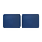 MRX Solutions replacement Pyrex lid for 11-cup rectangle with a snug lid close-up