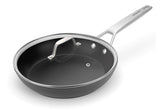 MsMk 10-inch pan with lid on stove showing even heat distribution
