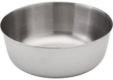 MSR Alpine stainless steel nesting bowl, front view, rugged campware for durable meals.