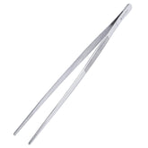 MSY BIGSUNNY 12-inch tweezers close-up showing fine teeth for precise gripping.