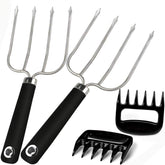 MTNZXZ turkey lifter forks set eases lifting and carving for juicy roasts.