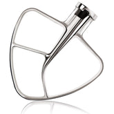Mttobo K45B stainless steel flat beater in action for even cookie dough mixing with consistent texture