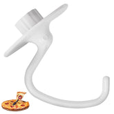 Mttobo K45DH dough hook for KitchenAid, durable nylon-coated aluminum for smooth kneading.