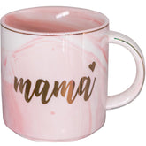 Mugpie Mama Gifts Mug marble pattern for stylish daily coffee moments.
