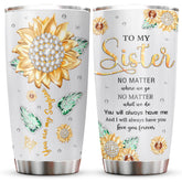 Muilzon 20oz tumbler in hand, perfect for on-the-go sister gifts.