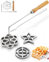 MUMSUNG bunuelos mold flower design for elegant rosette cookies
