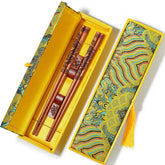 MUMSUNG dragon chopsticks top view for elegant meals.