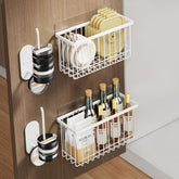 Mustorn 4 Pack adhesive cabinet door organizer keeps lids neatly organized on cabinets.