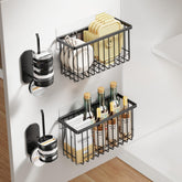 Mustorn lid organizer in a kitchen cabinet keeps lids neat and accessible.
