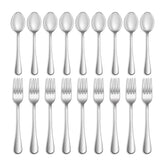 MUTNITT 24-pcs flatware set with forks and spoons for everyday dining