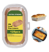 Mutvle loaf pan liners set of 125 for easy bread release.