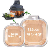 Mutvle Ninja Crispi large liners for 4QT bowls keep meals tidy and easy to lift.