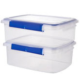 MUXHEL two-pack five-point-five-liter container with airtight lids keeps foods fresh