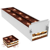 Muyoka nonstick rectangle cake pan top view for easy release and cleanup