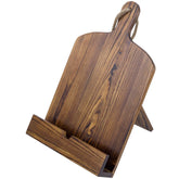 MyGift cookbook stand with cutting board design for hands-free reading