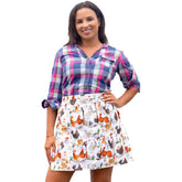 MZCXMAO egg-collecting apron front view with 12 deep pockets for easy egg gathering.