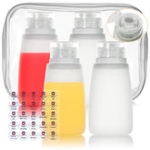 Nacxbwer condiment squeeze bottle, ketchup pour for tidy, mess-free serving.