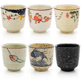 Nagpew flower-pattern teacup for elegant tea time.