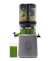 Nama J2 self-feeding hopper enables hands-free juicing for busy mornings.