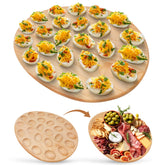 Namre' deviled egg tray with 24 holes for stylish entertaining.