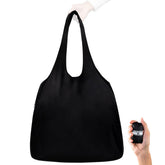 Nanobag XL foldable tote demonstrates pocket-fit portability for errands.