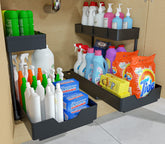 Nature's Source 2-pack under-sink organizer with sliding drawer for easy access