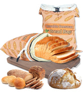 NautDuty 2-pack beeswax bread bags open for fresh sourdough storage
